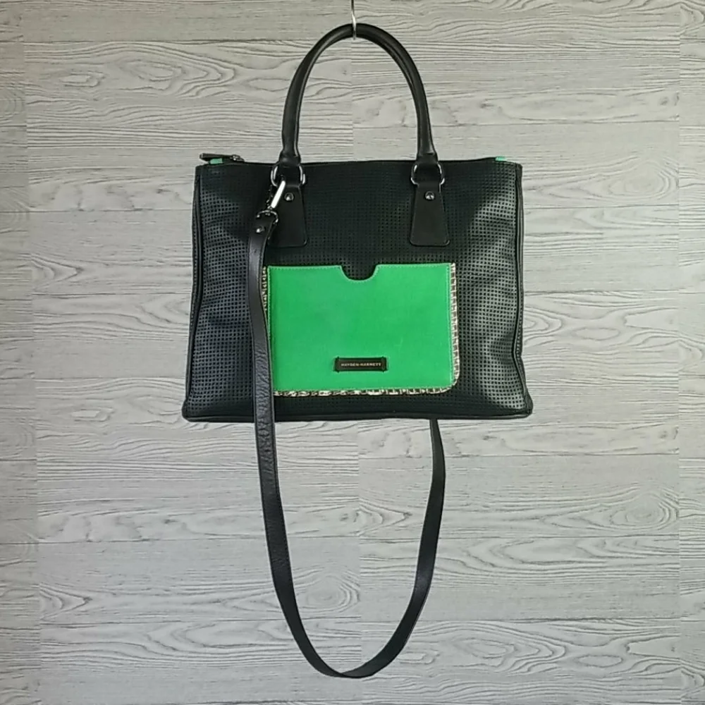 HAYDEN HARNETT // ltd ed ultra-chic 2 piece leather bag & mini clutch - Picture 2 of 16